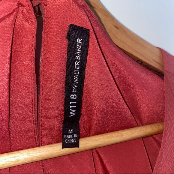 W118 by Walter Baker Dress in Brick Red M - Picture 8 of 11